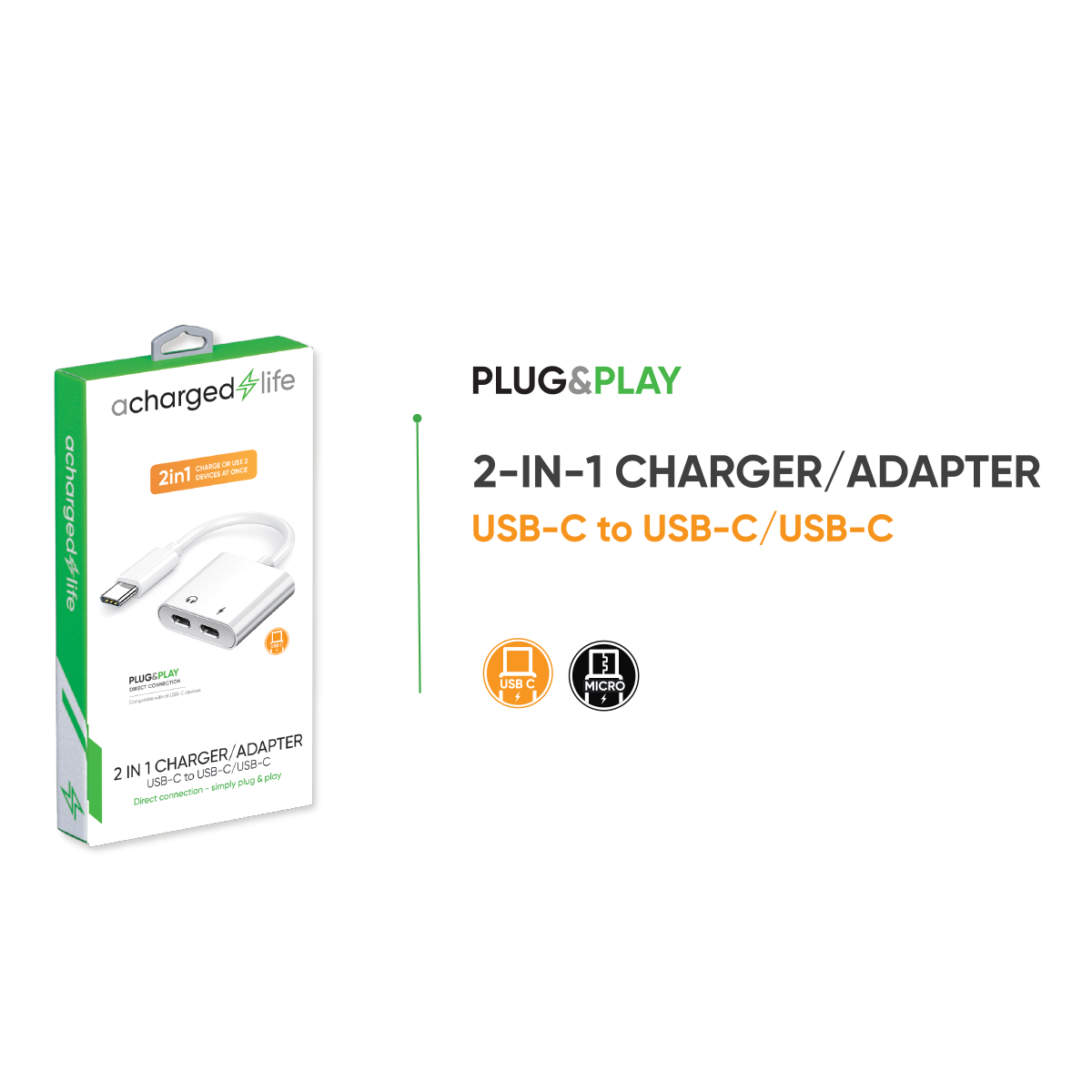 Adapter Audio USB-C to USB-C & USB-C