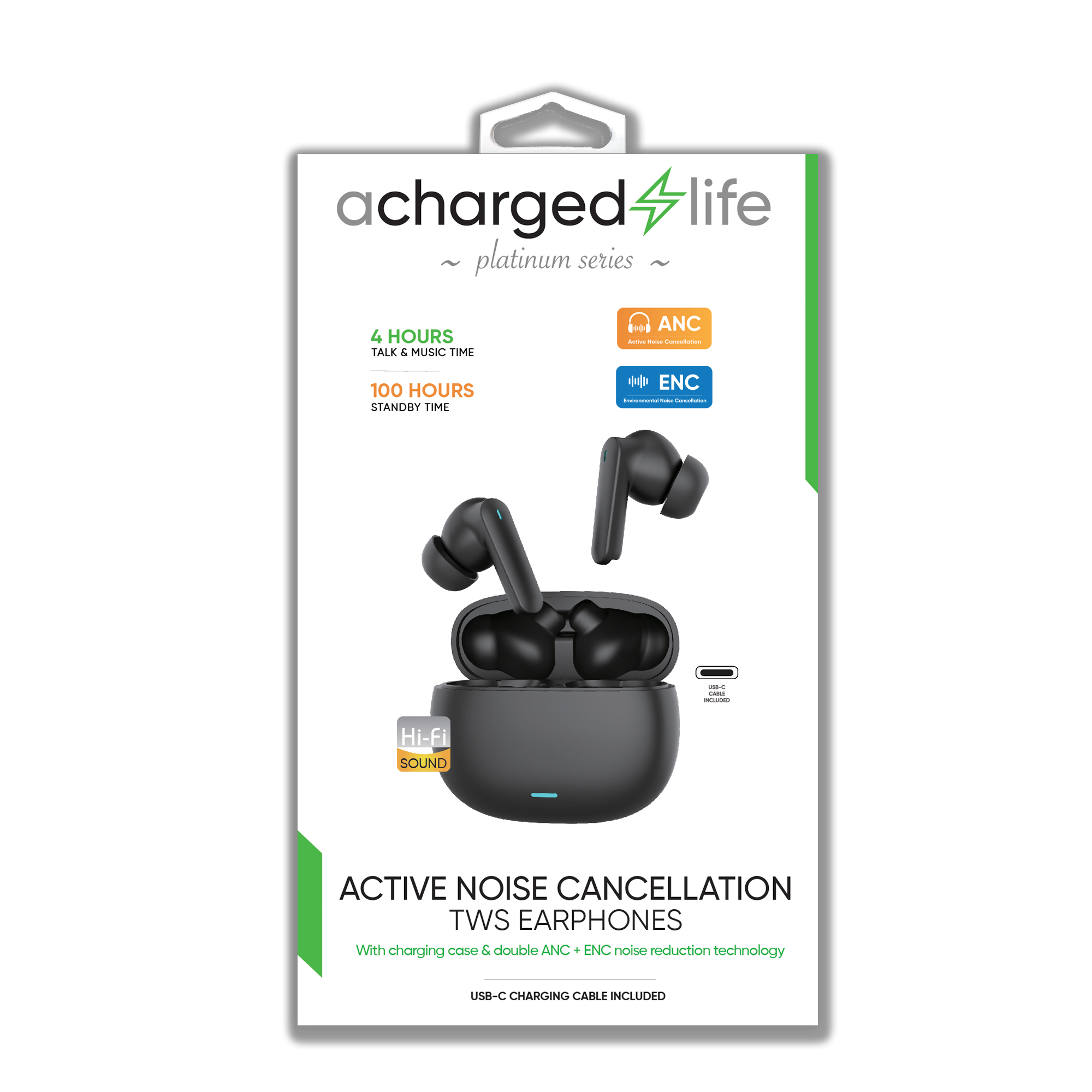 CL312 - A Charged Life TWS Earbuds ANC + ENC (Jerry 7006 chip)