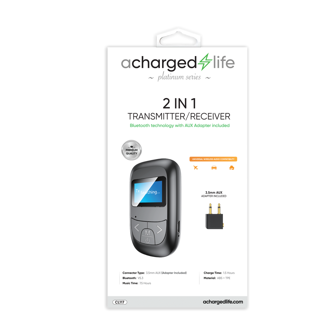 CL117 - A Charged Life Adapter Audio Wireless