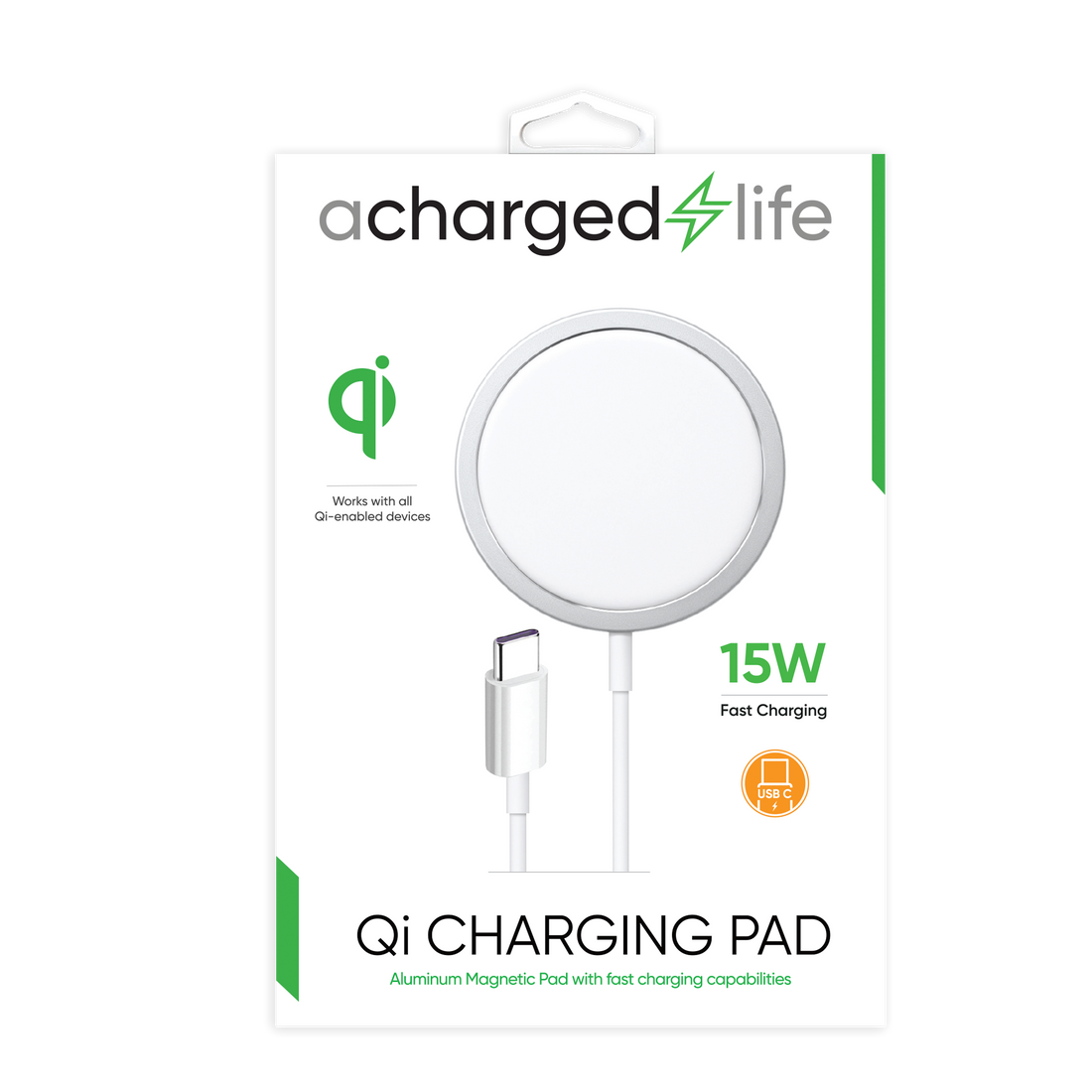 CL215 - A Charged Life Qi Charger 15W Magnetic
