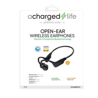 CL311 - A Charged Life Waterproof Wireless Bluetooth (Bone Conducting) IPX5