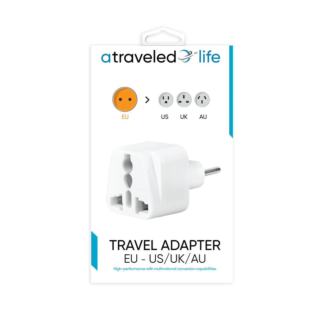 CL811 - A Traveled Life EU to US /UK/AU Plug