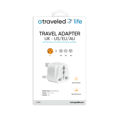 CL812 - A Traveled Life UK to US/EU/AU Plug