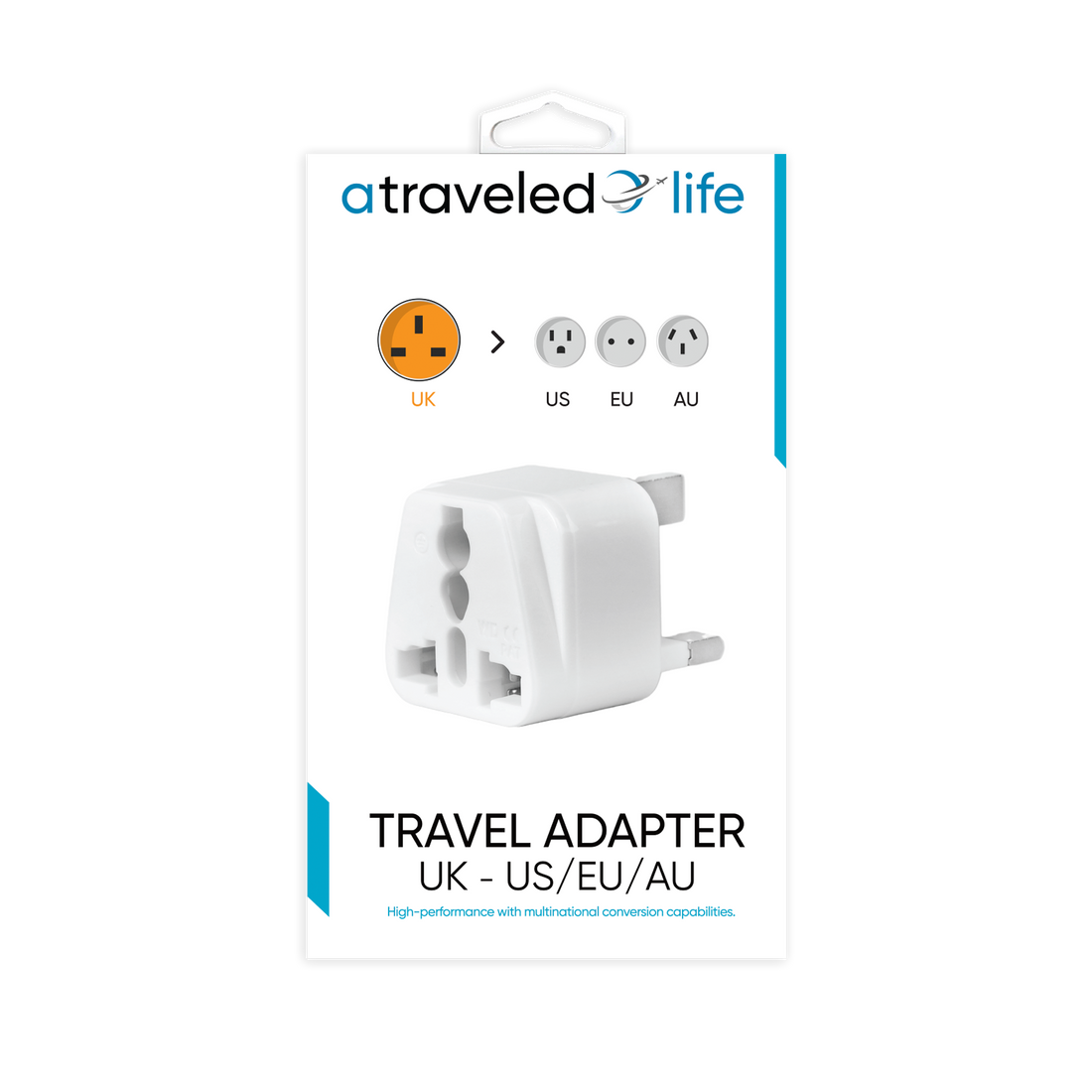 CL812 - A Traveled Life UK to US/EU/AU Plug