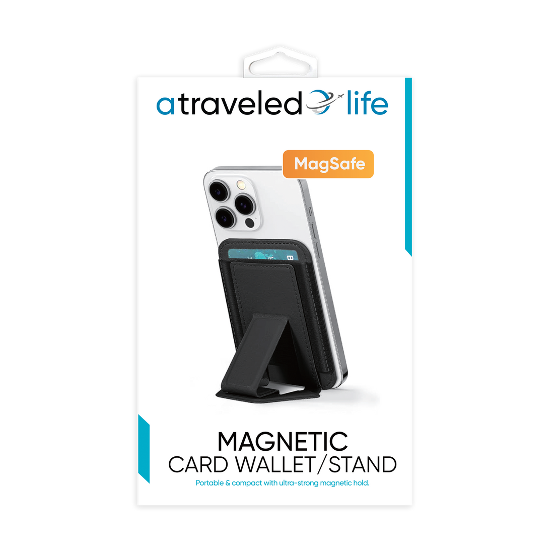 CL903 - A Traveled Life MagSafe Wallet Stand for Apple &amp; Android