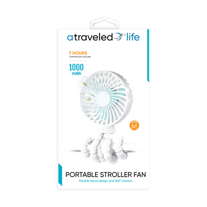 CL910 - A Traveled Life Fan Stroller White