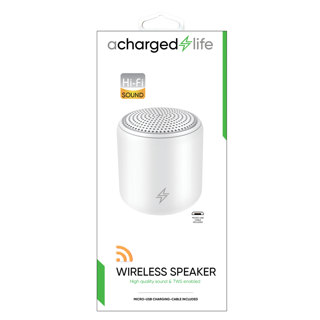 CL401 - A Charged Life Speaker Wireless White