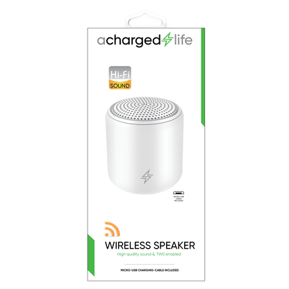 CL401 - A Charged Life Speaker Wireless White